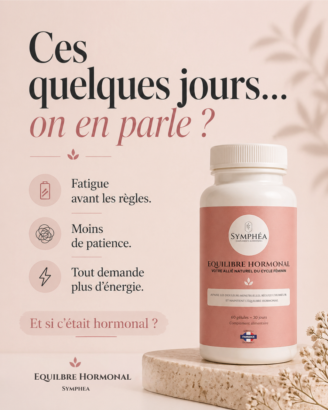 Complément alimentaire pour le syndrome prémenstruel (SPM)